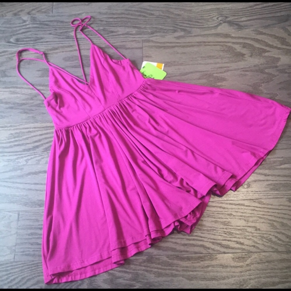 Sam Edelman Fushia Festival Romper Large Soft